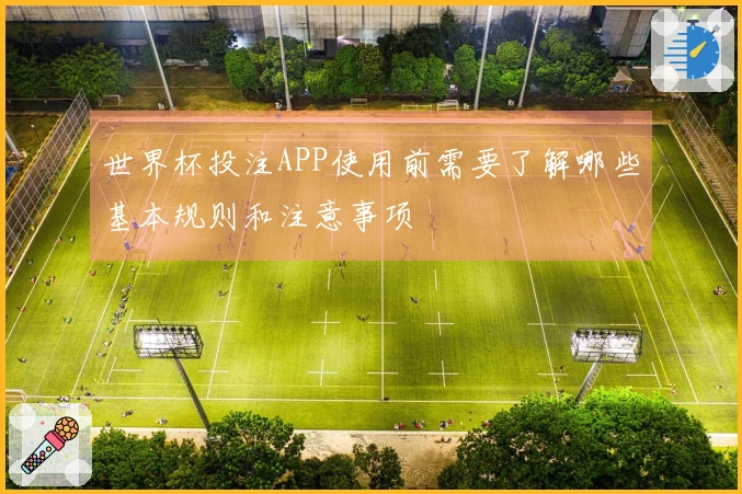 世界杯投注APP使用前需要了解哪些基本规则和注意事项